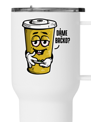 Dáme brčko? termohrnek White