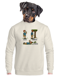 unisex mikina bez kapuce