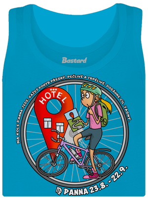 Cyklistický horoskop: Panna dámské tílko klasické Blue Atol