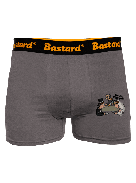 Svatební obřad boxerky Gray Melange