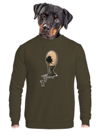 unisex mikina bez kapuce