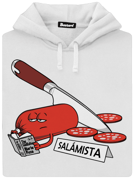 Salámista dámská mikina klokanka White