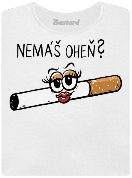 Cígo a oheň dámské tričko premium White