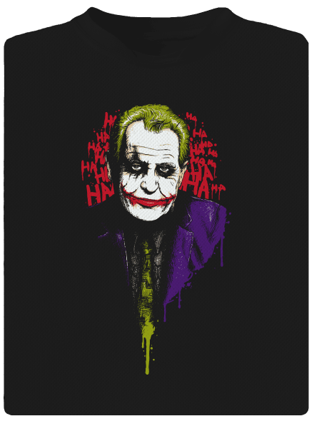 Zeman Joker pánské sportovní tričko Black