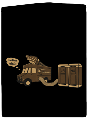 Točená čokoládová dámská mikina na zip Black