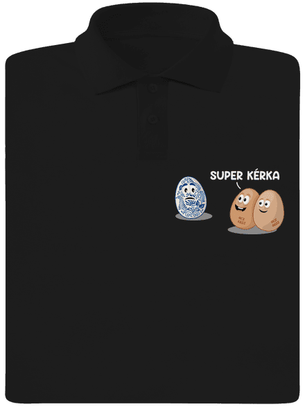 Super kérka pánská polokošile Black
