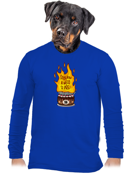 Sfoukni svíčky pánské dlouhý rukáv Royal Blue