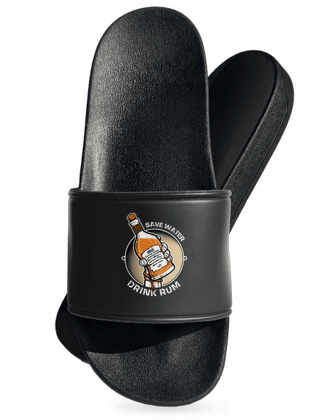 Save Water pantofle Black