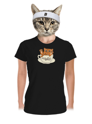 Kapučičíno dámské sportovní tričko Black