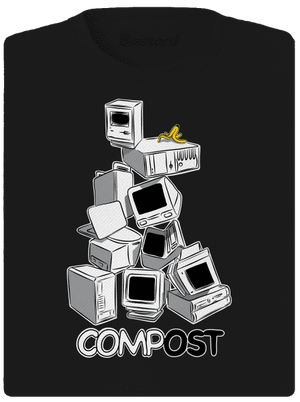 Compost dámské sportovní tričko Black