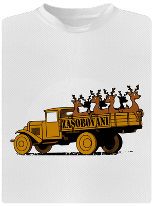 Zásobování dětské sportovní tričko White