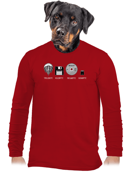 Trilobite pánské dlouhý rukáv Red