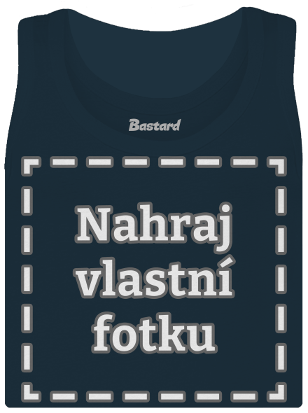 Vlastní potisk dámské tílko klasické Navy