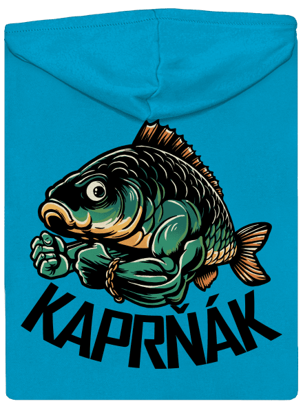 Kaprňák dámská mikina na zip Blue Atol