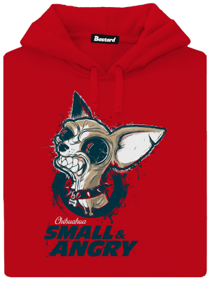 Čivava pánská mikina klokanka Red