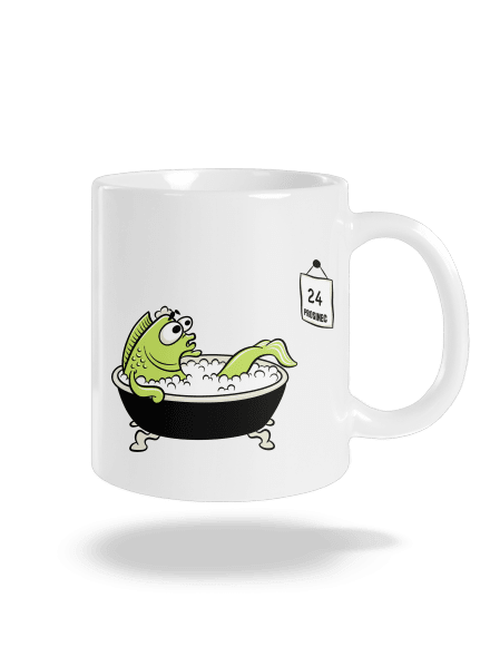 Poslední koupel klasický hrnek White
