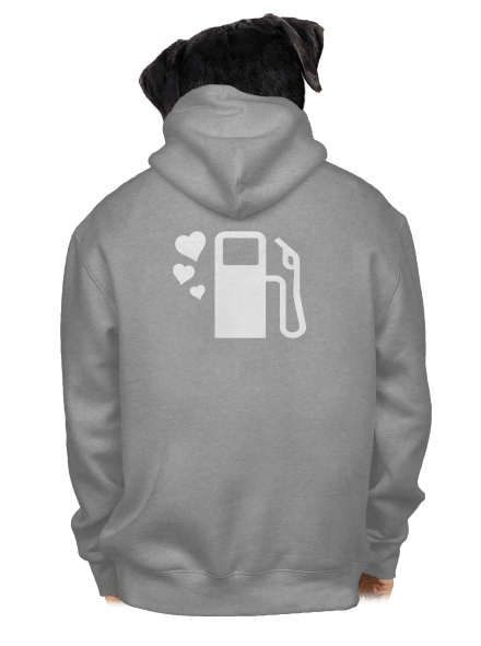 Plnou prosím pánská mikina na zip Light Melange