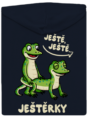 Ještě, ještě dámská mikina na zip Navy Mal