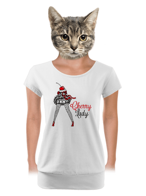 dámské tričko s lemem