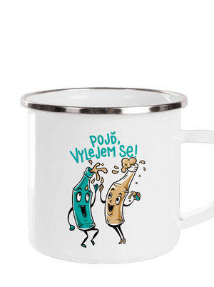 Vylitý plecháček White