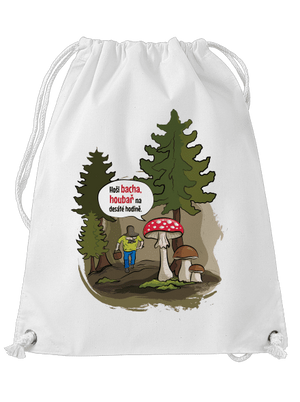 Bacha houbař vak White