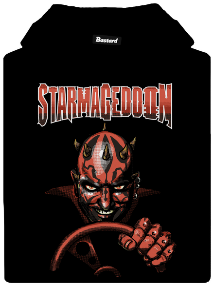 Starmageddon pánská mikina klokanka Black