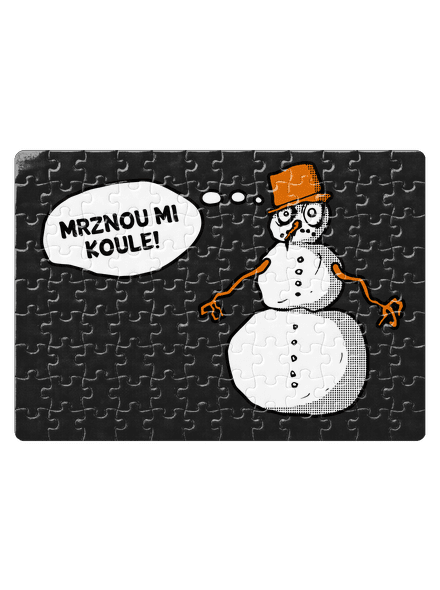 Mrznou mi koule puzzle White