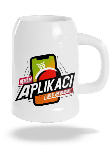 Nemám aplikaci půllitr White