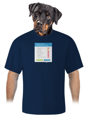 Manželské povinnosti unisex tričko oversized Midnight Blue