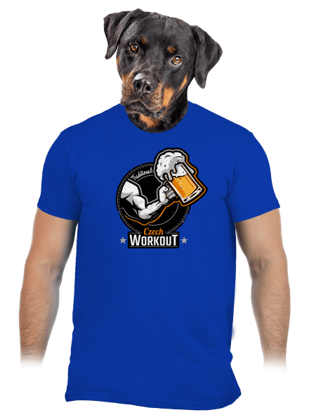 Czech Workout pánské tričko Royal Blue