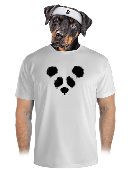 Panda pánské sportovní tričko White