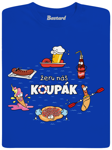 Český koupák pánské dlouhý rukáv Royal Blue