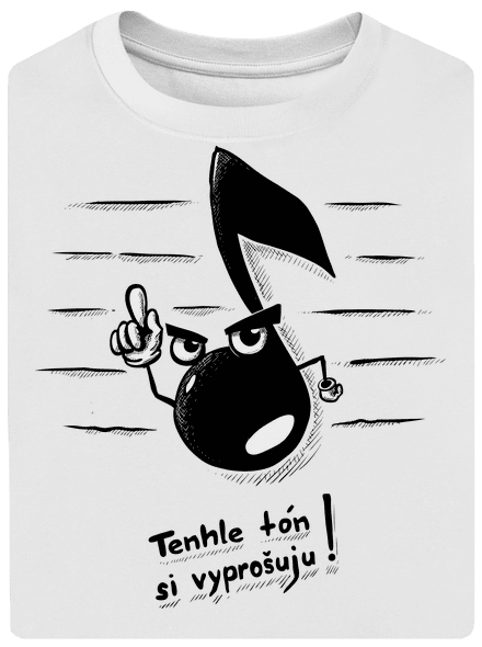 Tón unisex tričko oversized White