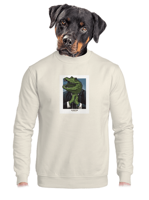 unisex mikina bez kapuce