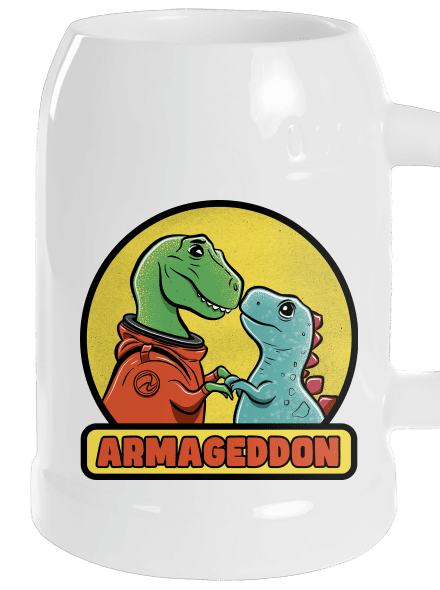 Armageddon půllitr White