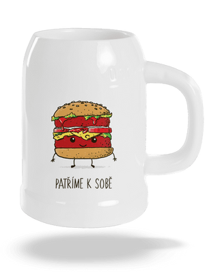 Patříme k sobě půllitr White