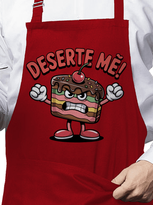 Deserte mě zástěra Red