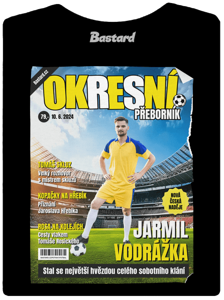 Fotbalová hvězda dámské tričko premium Black