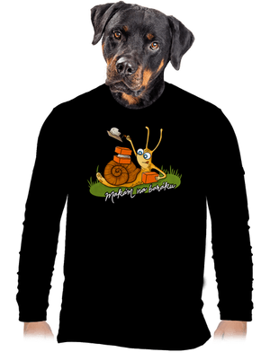 Makám na baráku pánské dlouhý rukáv Black