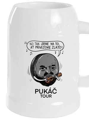 Pukáč tour půllitr White