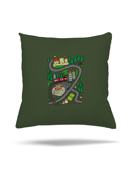 Silnice polštář Olive Green