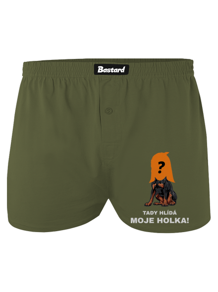Tady hlídám já pánské trenky Khaki