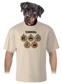 unisex tričko oversized