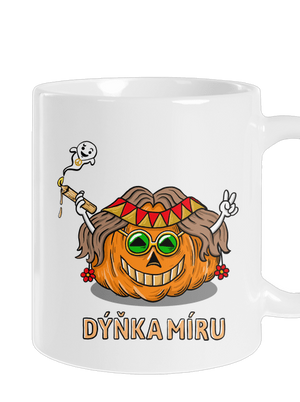 Dýňka míru klasický hrnek White