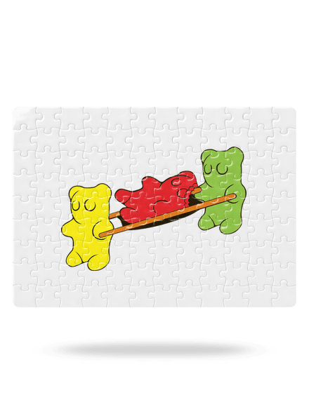 Gumídci puzzle White