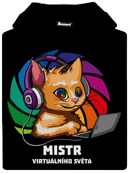 Mistr virtuálního světa dámská mikina klokanka Black