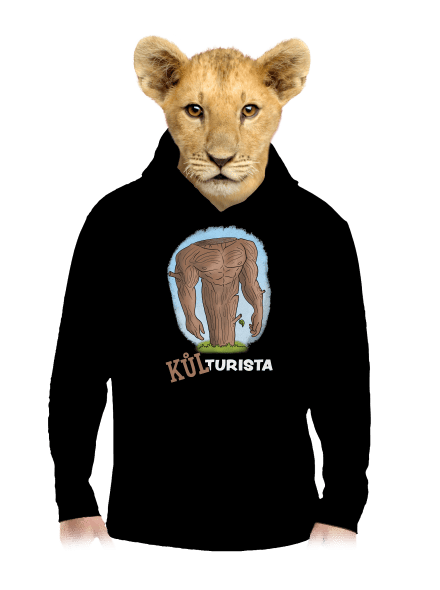 Kůlturista dětská mikina klokanka Black