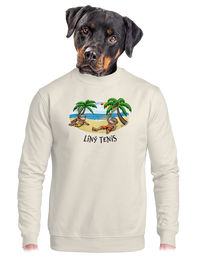 unisex mikina bez kapuce