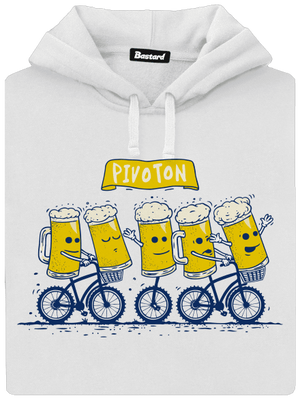 Pivoton dámská mikina klokanka White