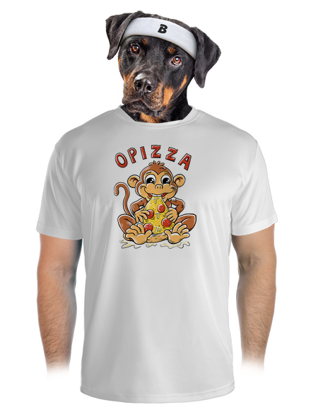 Opizza pánské sportovní tričko White